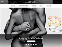 Tablet Screenshot of mauboussin.com.sg